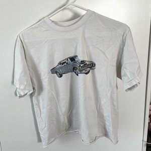 Brandy Melville Race Car Cropped Tee